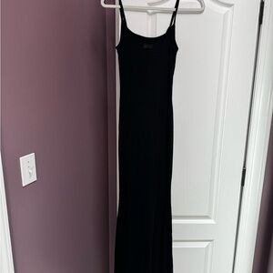 SKIMS Black Maxi Dress